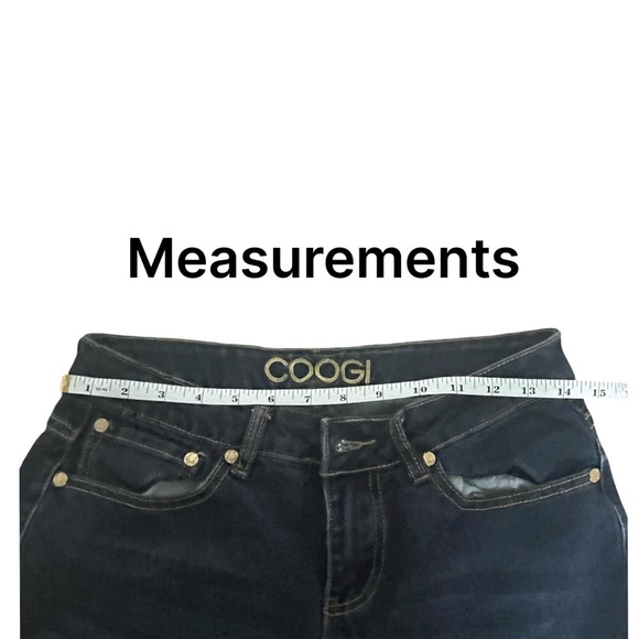 COOGI Dark Blue Straight Leg Women's Jeans. Size: 11/12. Great Condition. - Picture 6 of 9